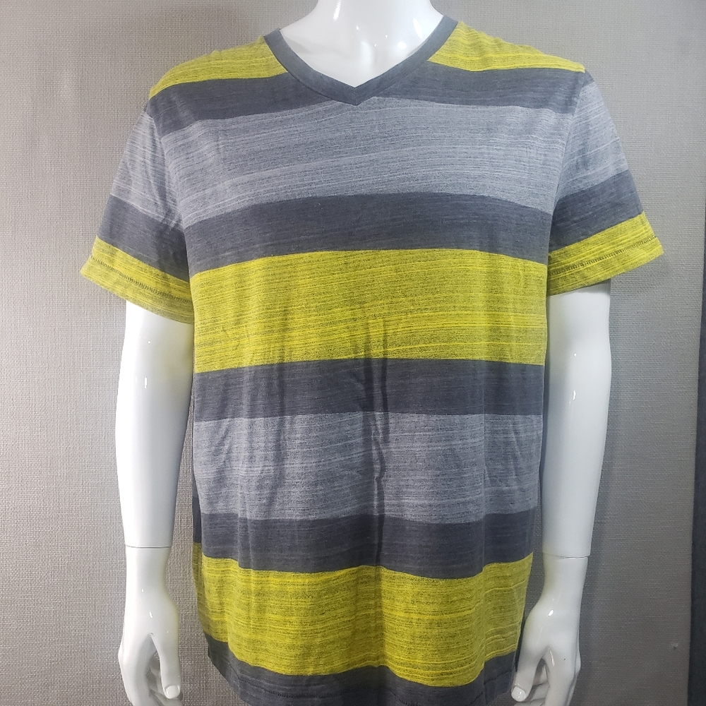 Tony Hawk Men's XXL Striped Short Sleeve Shirt